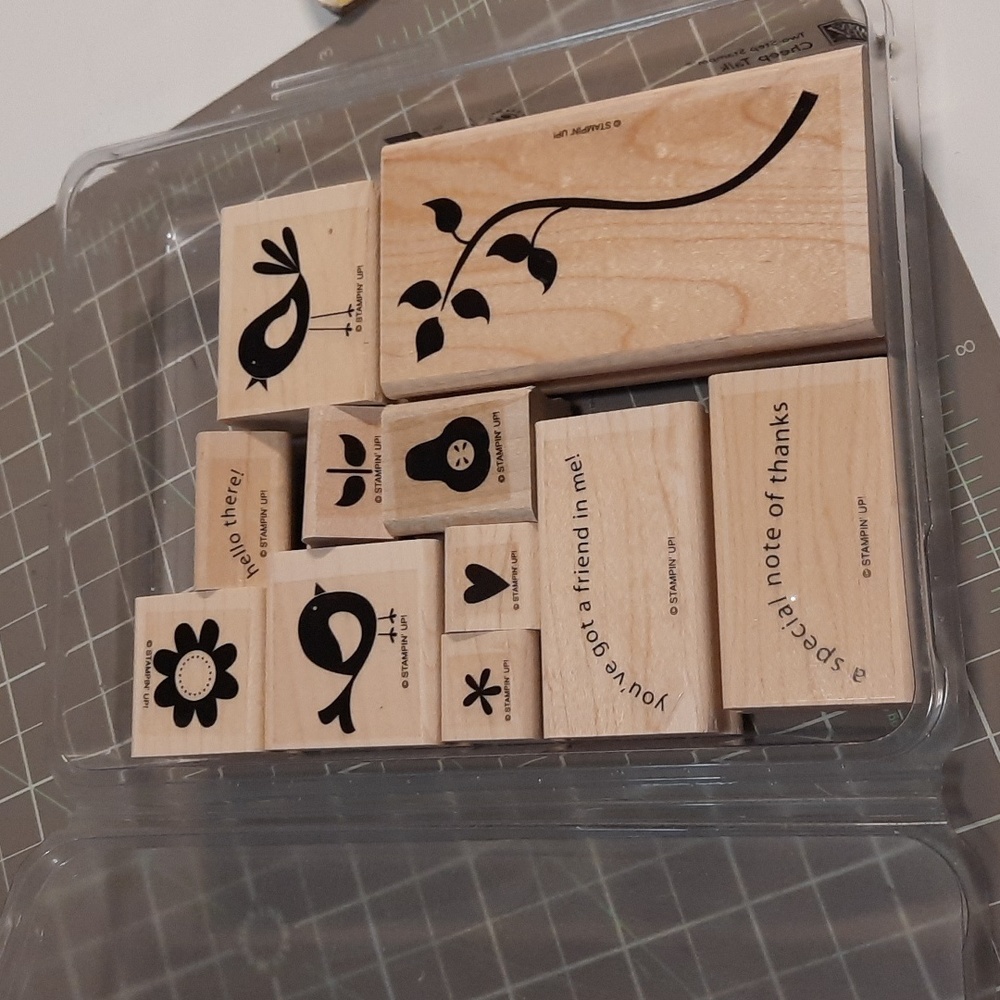 Cheep Talk Stampin up rubber stamp set